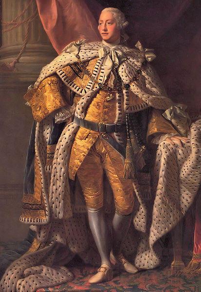 Allan Ramsay King George III Norge oil painting art
